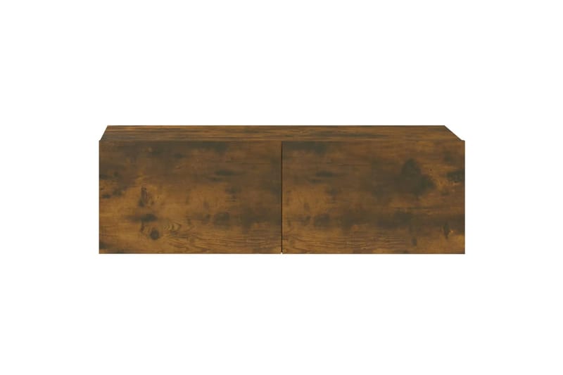 beBasic TV-seinäkaapit 2 kpl savutammi 100x30x30 cm tekninen puu - Ruskea - Huonekalut - TV- & Mediakalusteet - Tv taso & Mediataso