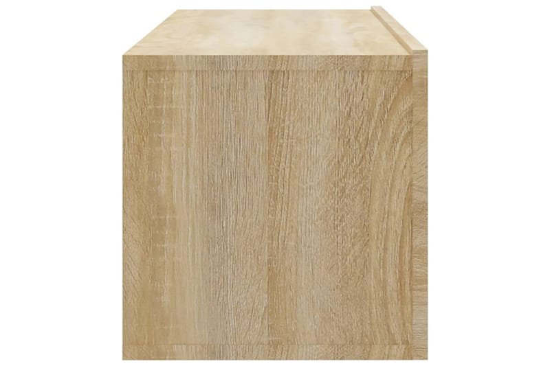 beBasic TV-seinäkaapit 2 kpl Sonoma-tammi 100x30x30 cm tekninen puu - Ruskea - Huonekalut - TV- & Mediakalusteet - Tv taso & Mediataso