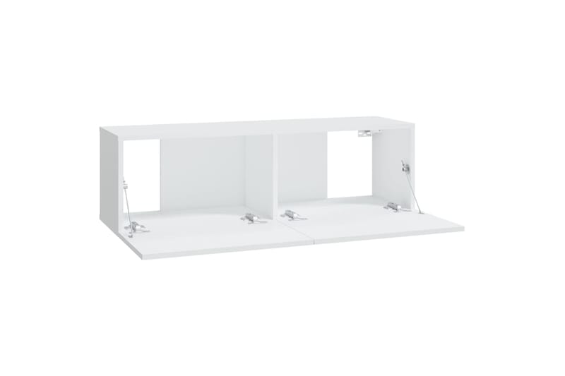 beBasic TV-seinäkaapit 4 kpl valkoinen 100x30x30 cm - Valkoinen - Huonekalut - TV- & Mediakalusteet - Tv taso & Mediataso
