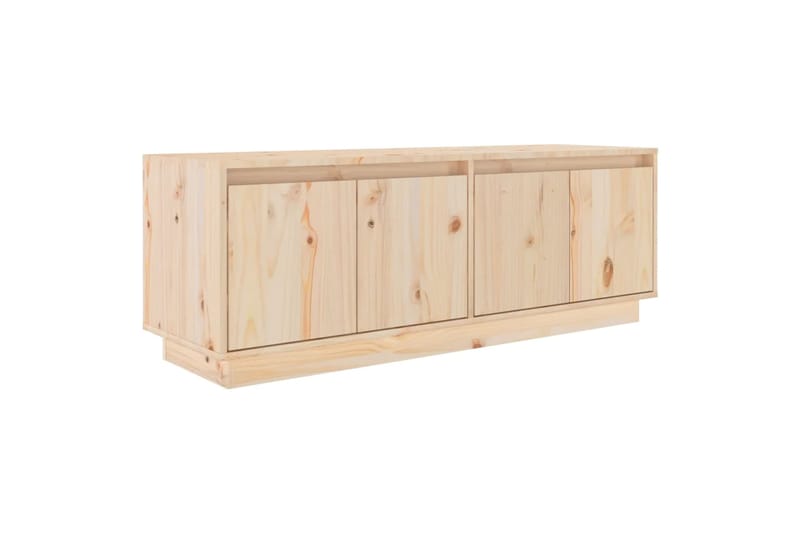 beBasic TV-taso 110x34x40 cm täysi mänty - Ruskea - Huonekalut - TV- & Mediakalusteet - Tv taso & Mediataso