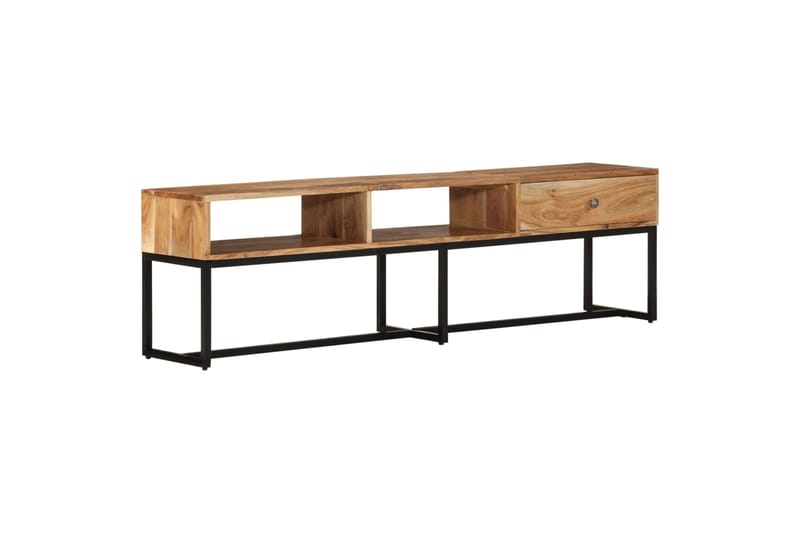 beBasic TV-taso 160x30x45 cm täysi akaasiapuu - Ruskea - Huonekalut - TV- & Mediakalusteet - Tv taso & Mediataso