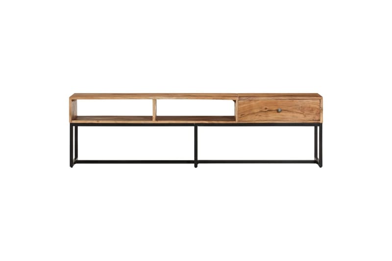 beBasic TV-taso 160x30x45 cm täysi akaasiapuu - Ruskea - Huonekalut - TV- & Mediakalusteet - Tv taso & Mediataso
