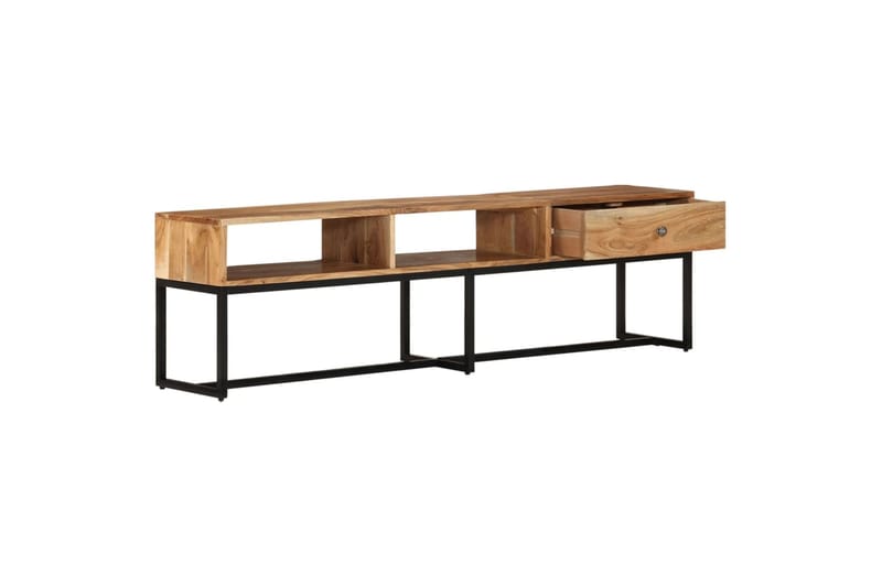 beBasic TV-taso 160x30x45 cm täysi akaasiapuu - Ruskea - Huonekalut - TV- & Mediakalusteet - Tv taso & Mediataso