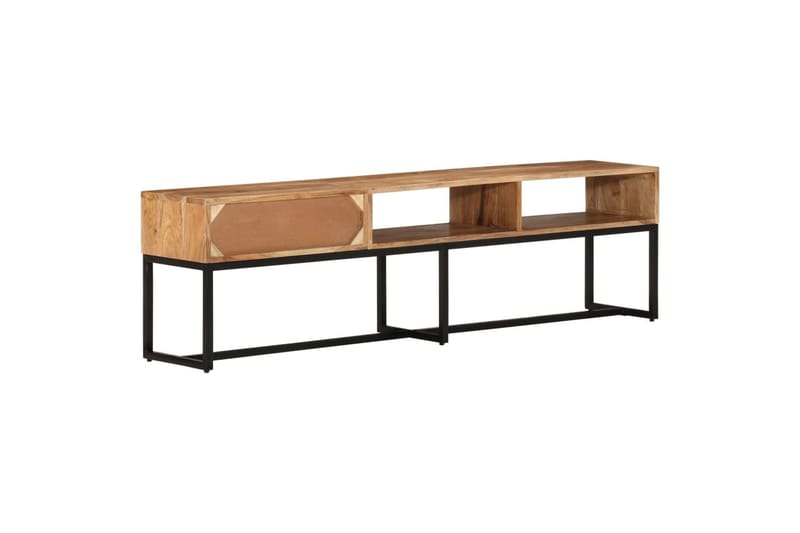 beBasic TV-taso 160x30x45 cm täysi akaasiapuu - Ruskea - Huonekalut - TV- & Mediakalusteet - Tv taso & Mediataso