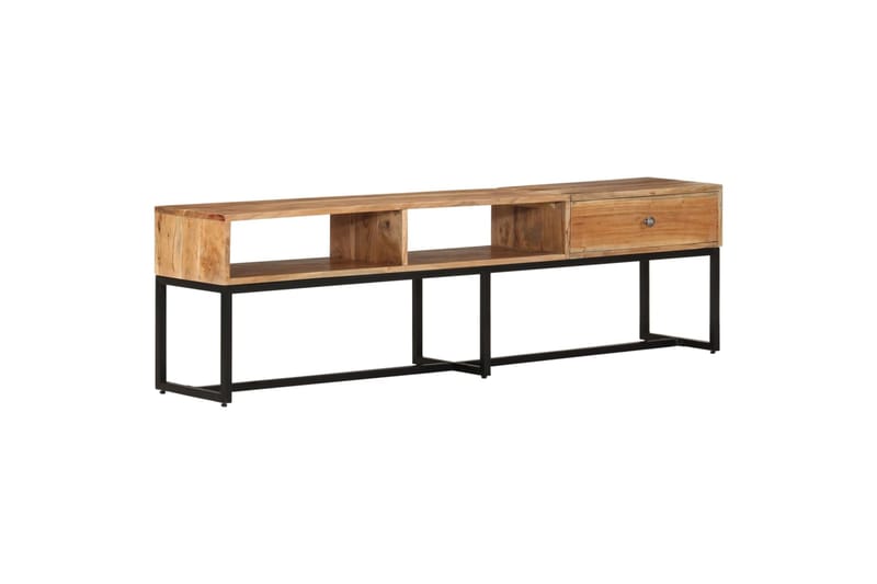 beBasic TV-taso 160x30x45 cm täysi akaasiapuu - Ruskea - Huonekalut - TV- & Mediakalusteet - Tv taso & Mediataso