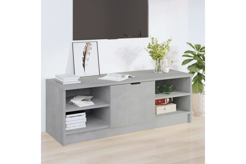 beBasic TV-taso betoninharmaa 102x35,5x36,5 cm tekninen puu - Harmaa - Huonekalut - TV- & Mediakalusteet - Tv taso & Mediataso