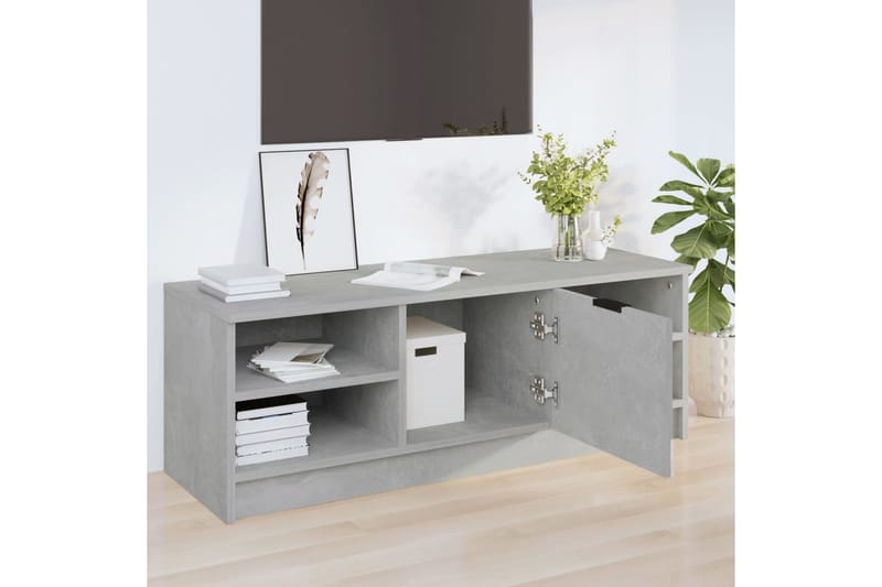 beBasic TV-taso betoninharmaa 102x35,5x36,5 cm tekninen puu - Harmaa - Huonekalut - TV- & Mediakalusteet - Tv taso & Mediataso