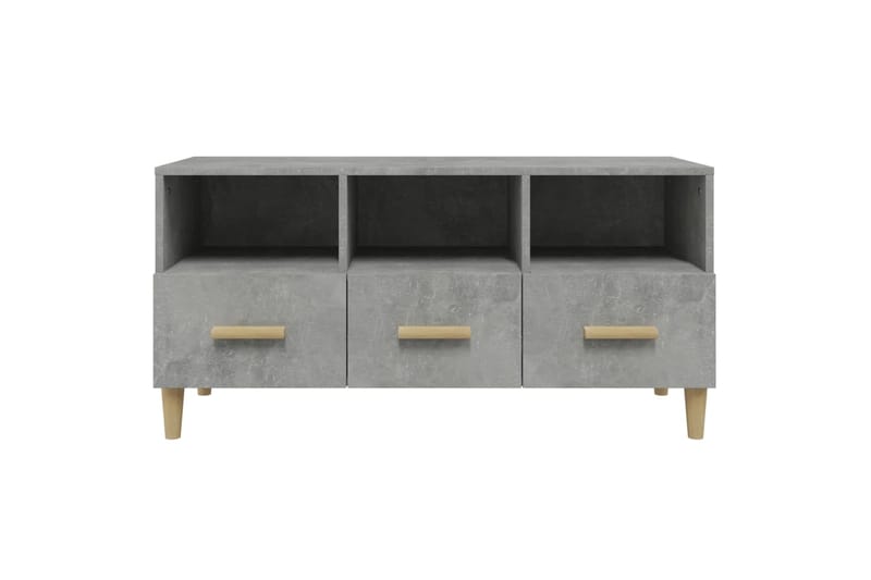 beBasic TV-taso betoninharmaa 102x36x50 cm tekninen puu - Harmaa - Huonekalut - TV- & Mediakalusteet - Tv taso & Mediataso