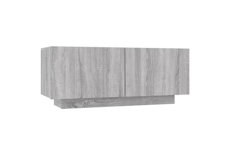beBasic TV-taso harmaa Sonoma 100x35x40 cm tekninen puu - Harmaa - Huonekalut - TV- & Mediakalusteet - Tv taso & Mediataso