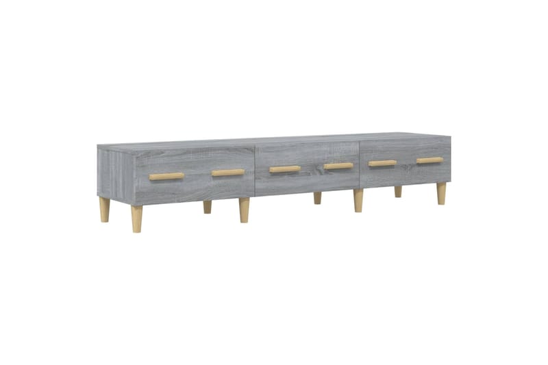 beBasic TV-taso harmaa Sonoma 150x34,5x30 cm tekninen puu - Harmaa - Huonekalut - TV- & Mediakalusteet - Tv taso & Mediataso