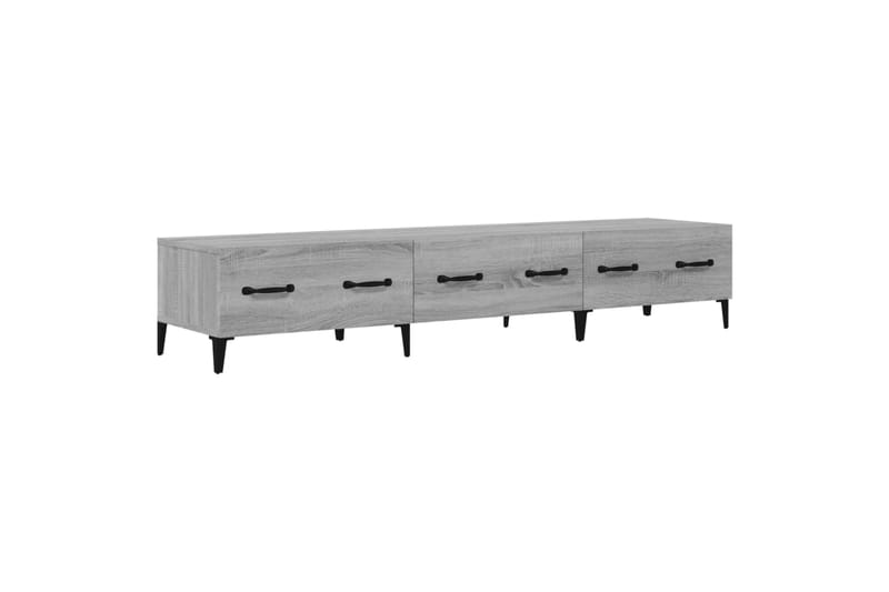 beBasic TV-taso harmaa Sonoma 150x34,5x30 cm tekninen puu - Harmaa - Huonekalut - TV- & Mediakalusteet - Tv taso & Mediataso