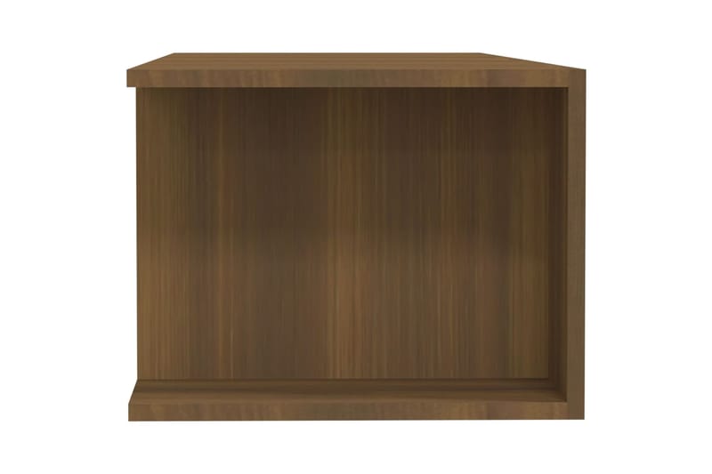 beBasic TV-taso LED-valoilla ruskea tammi 135x39x30 cm - Ruskea - Huonekalut - TV- & Mediakalusteet - Tv taso & Mediataso