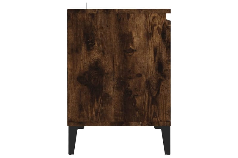 beBasic TV-taso metallijaloilla savutammi 103,5x35x50 cm - Ruskea - Huonekalut - TV- & Mediakalusteet - Tv taso & Mediataso