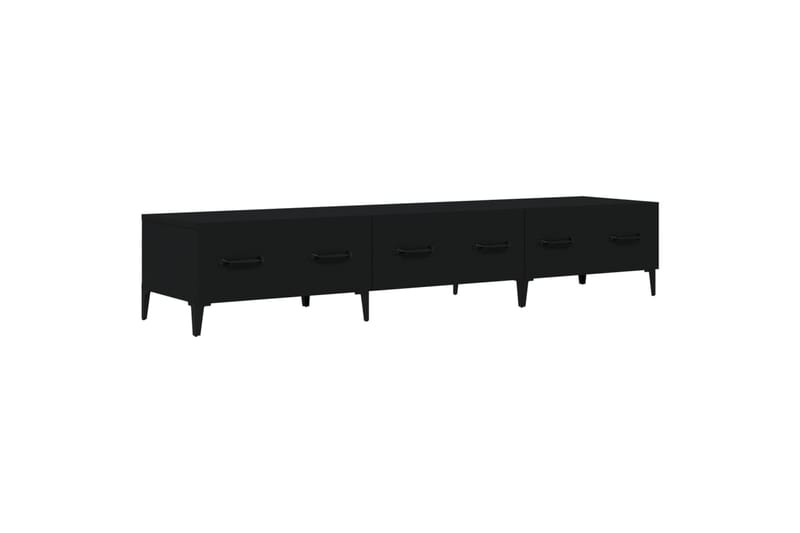 beBasic TV-taso musta 150x34,5x30 cm tekninen puu - Musta - Huonekalut - TV- & Mediakalusteet - Tv taso & Mediataso