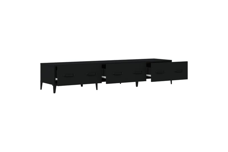 beBasic TV-taso musta 150x34,5x30 cm tekninen puu - Musta - Huonekalut - TV- & Mediakalusteet - Tv taso & Mediataso