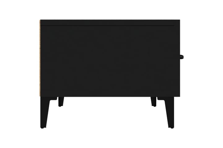 beBasic TV-taso musta 150x34,5x30 cm tekninen puu - Musta - Tv taso & Mediataso