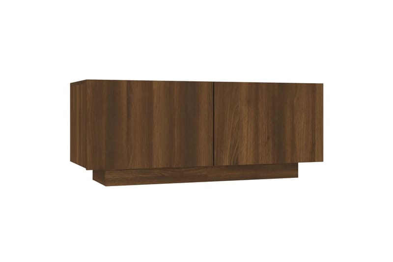 beBasic TV-taso ruskea tammi 100x35x40 cm tekninen puu - Ruskea - Huonekalut - TV- & Mediakalusteet - Tv taso & Mediataso