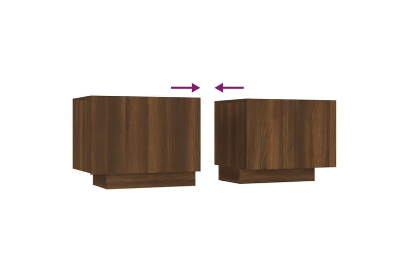 beBasic TV-taso ruskea tammi 100x35x40 cm tekninen puu - Ruskea - Huonekalut - TV- & Mediakalusteet - Tv taso & Mediataso