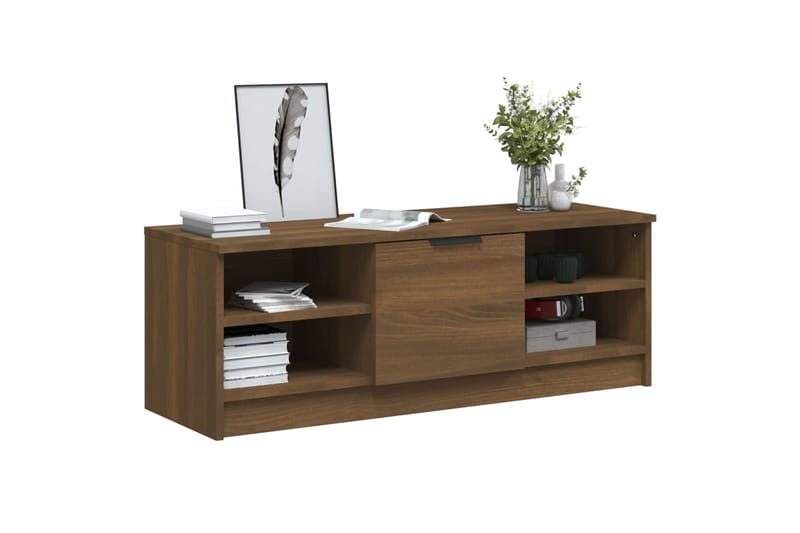 beBasic TV-taso ruskea tammi 102x35,5x36,5 cm tekninen puu - Ruskea - Huonekalut - TV- & Mediakalusteet - Tv taso & Mediataso