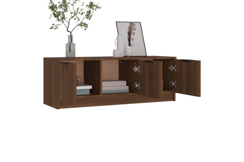 beBasic TV-taso ruskea tammi 102x35x36,5 cm tekninen puu - Ruskea - Huonekalut - TV- & Mediakalusteet - Tv taso & Mediataso