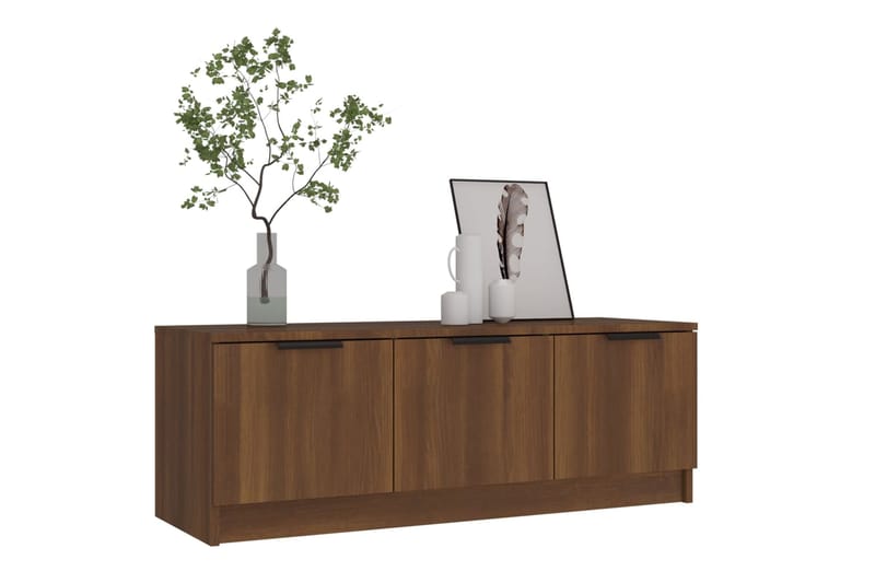beBasic TV-taso ruskea tammi 102x35x36,5 cm tekninen puu - Ruskea - Huonekalut - TV- & Mediakalusteet - Tv taso & Mediataso