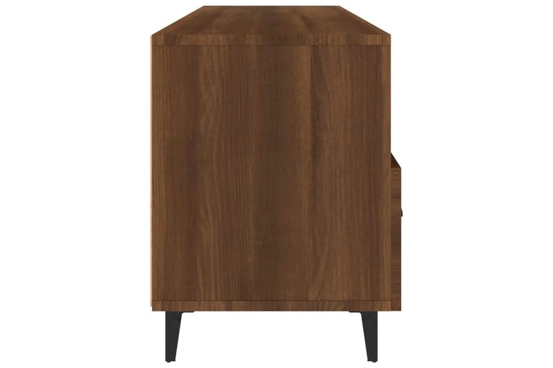 beBasic TV-taso ruskea tammi 102x35x50 cm tekninen puu - Ruskea - Huonekalut - TV- & Mediakalusteet - Tv taso & Mediataso