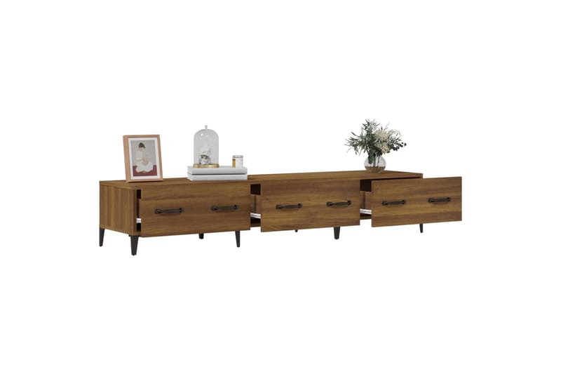 beBasic TV-taso ruskea tammi 150x34,5x30 cm tekninen puu - Ruskea - Huonekalut - TV- & Mediakalusteet - Tv taso & Mediataso