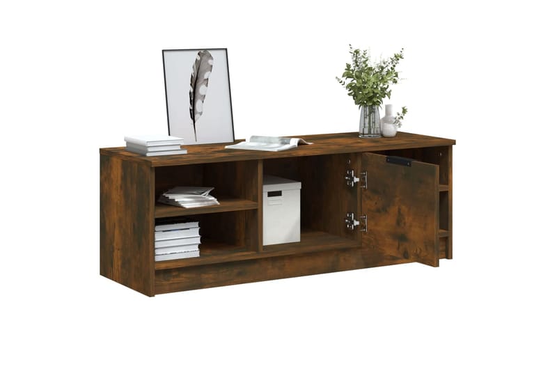 beBasic TV-taso savutammi 102x35,5x36,5 cm tekninen puu - Ruskea - Huonekalut - TV- & Mediakalusteet - Tv taso & Mediataso