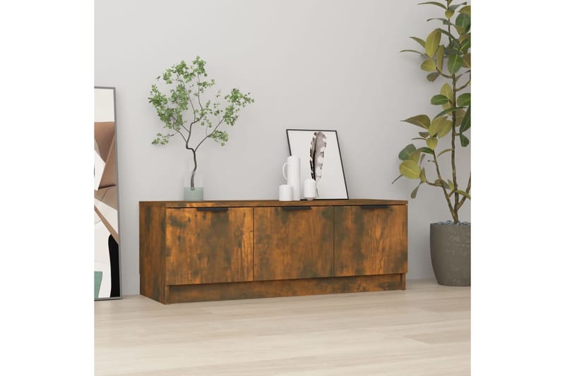 beBasic TV-taso savutammi 102x35x36,5 cm tekninen puu - Ruskea - Huonekalut - TV- & Mediakalusteet - Tv taso & Mediataso