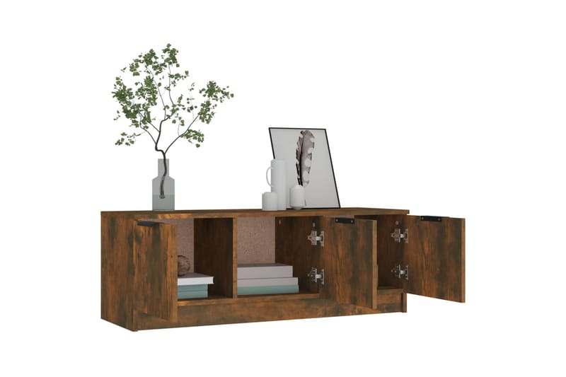beBasic TV-taso savutammi 102x35x36,5 cm tekninen puu - Ruskea - Huonekalut - TV- & Mediakalusteet - Tv taso & Mediataso