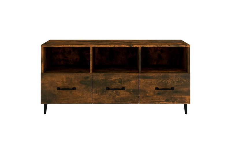 beBasic TV-taso savutammi 102x35x50 cm tekninen puu - Ruskea - Huonekalut - TV- & Mediakalusteet - Tv taso & Mediataso