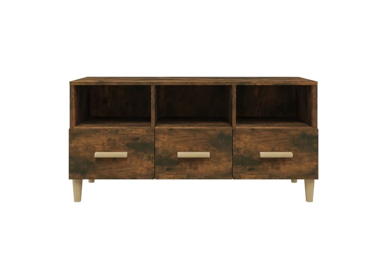 beBasic TV-taso savutammi 102x36x50 cm tekninen puu - Ruskea - Huonekalut - TV- & Mediakalusteet - Tv taso & Mediataso