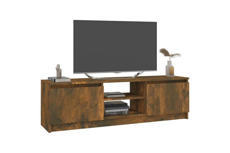 beBasic TV-taso savutammi 120x30x35,5 cm tekninen puu - Ruskea - Huonekalut - TV- & Mediakalusteet - Tv taso & Mediataso