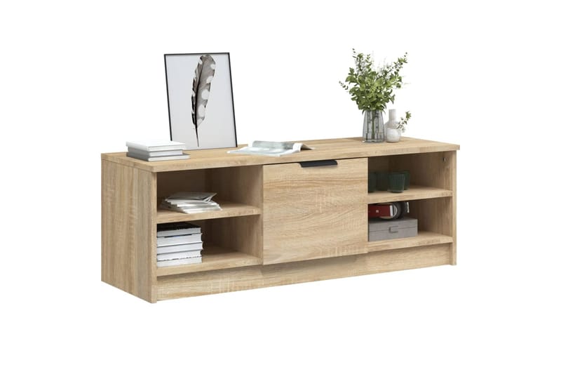 beBasic TV-taso Sonoma-tammi 102x35,5x36,5 cm tekninen puu - Ruskea - Huonekalut - TV- & Mediakalusteet - Tv taso & Mediataso