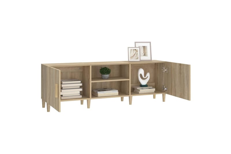 beBasic TV-taso Sonoma-tammi 150x30x50 cm tekninen puu - Ruskea - Huonekalut - TV- & Mediakalusteet - Tv taso & Mediataso