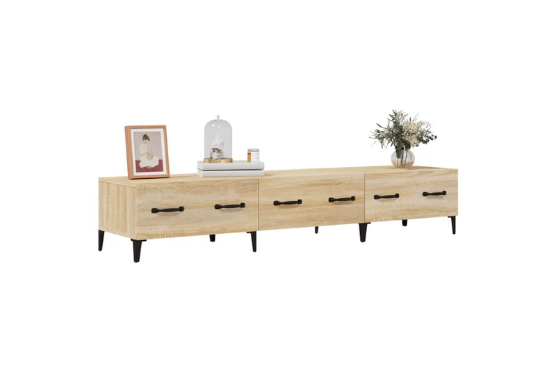 beBasic TV-taso Sonoma-tammi 150x34,5x30 cm tekninen puu - Ruskea - Huonekalut - TV- & Mediakalusteet - Tv taso & Mediataso