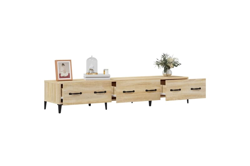 beBasic TV-taso Sonoma-tammi 150x34,5x30 cm tekninen puu - Ruskea - Huonekalut - TV- & Mediakalusteet - Tv taso & Mediataso