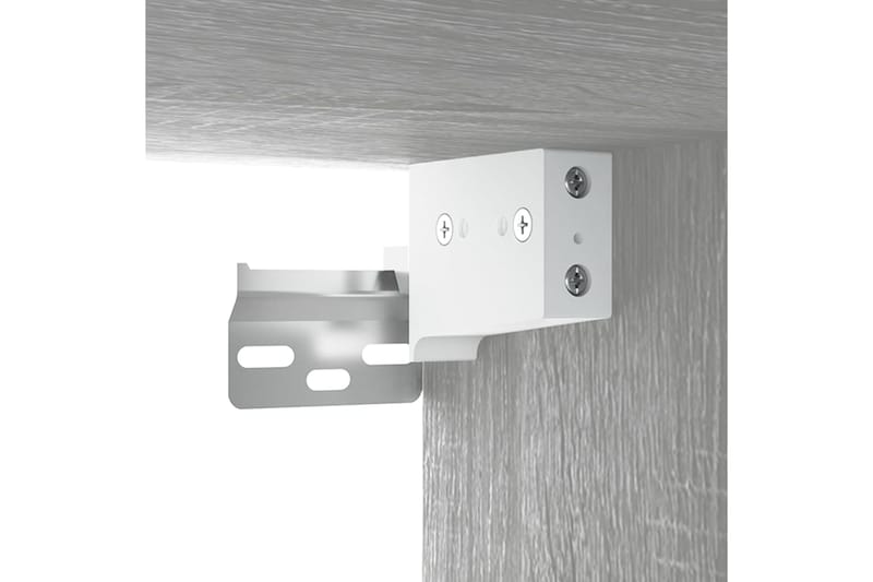 beBasic TV-tasot 2 kpl harmaa Sonoma 80x30x30 cm tekninen puu - Harmaa - Huonekalut - TV- & Mediakalusteet - Tv taso & Mediataso