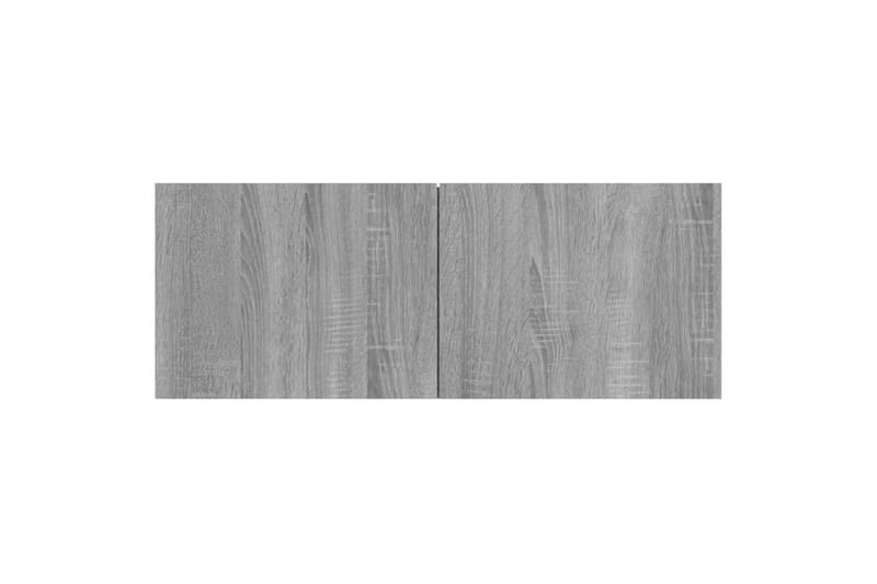 beBasic TV-tasot 2 kpl harmaa Sonoma 80x30x30 cm tekninen puu - Harmaa - Huonekalut - TV- & Mediakalusteet - Tv taso & Mediataso