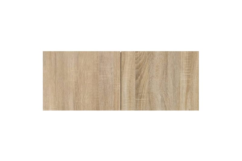 beBasic TV-tasot 2 kpl Sonoma-tammi 80x30x30 cm tekninen puu - Ruskea - Huonekalut - TV- & Mediakalusteet - Tv taso & Mediataso
