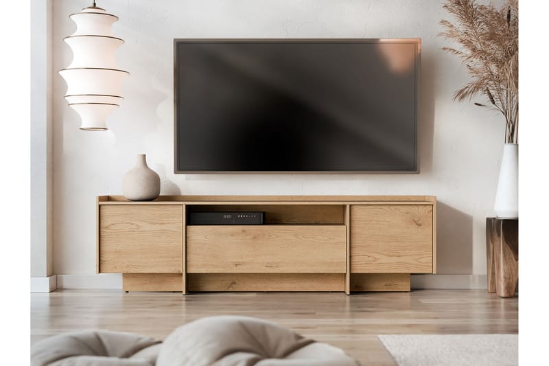Bellia Tv-Kaappi 197x38 cm - Beige - Huonekalut - TV- & Mediakalusteet - TV-kaappi