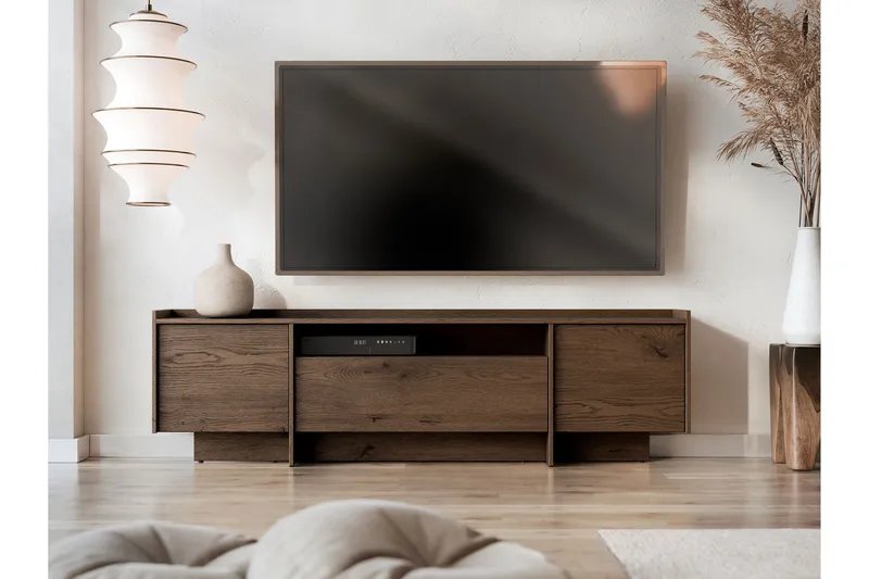 Bellia Tv-Kaappi 197x38 cm, Ruskea