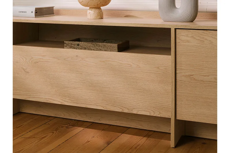 Bellia Tv-Kaappi 197x38 cm - Ruskea - Huonekalut - TV- & Mediakalusteet - TV-kaappi