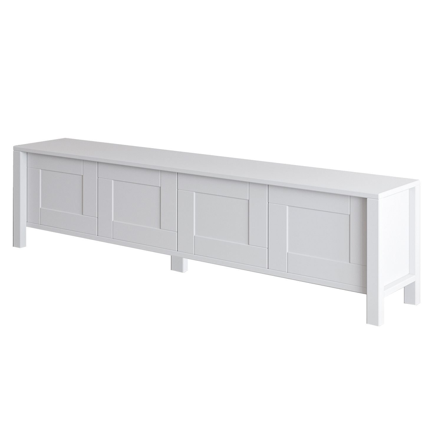 Belor TV-taso 160x45x35 cm - Valkoinen