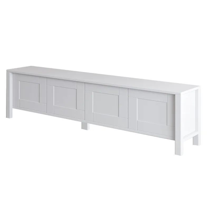 Belor TV-taso 160x45x35 cm - Valkoinen - Huonekalut - TV- & Mediakalusteet - Tv taso & Mediataso