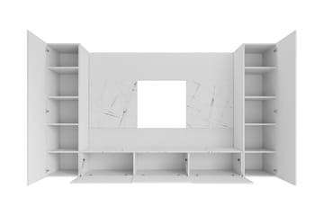 Bernice Tv-Kaappi 260x38 cm - Beige - Huonekalut - TV- & Mediakalusteet - TV-kalustepaketti