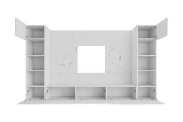 Bernice Tv-Kaappi 260x38 cm - Beige - Huonekalut - TV- & Mediakalusteet - TV-kalustepaketti
