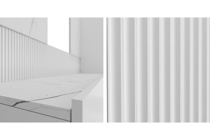 Bernice Tv-Kaappi 260x38 cm - Musta - Huonekalut - TV- & Mediakalusteet - TV-kalustepaketti