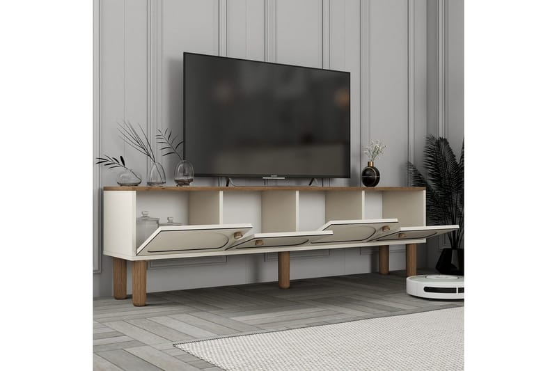 Boheemi TV-taso 180 cm - Kermanvalkoinen/Monivärinen - Huonekalut - TV- & Mediakalusteet - Tv taso & Mediataso