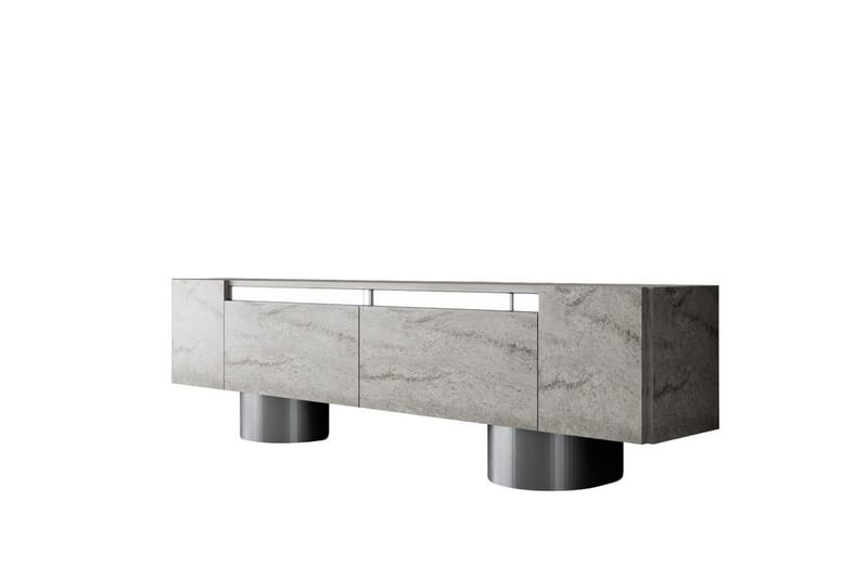 Boheemi TV-taso 180 cm - Luonnollinen/Hopea - Huonekalut - TV- & Mediakalusteet - Tv taso & Mediataso